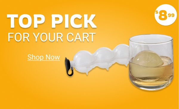 Sphere Ice Maker, Easy Fill & Release Ice Mold
