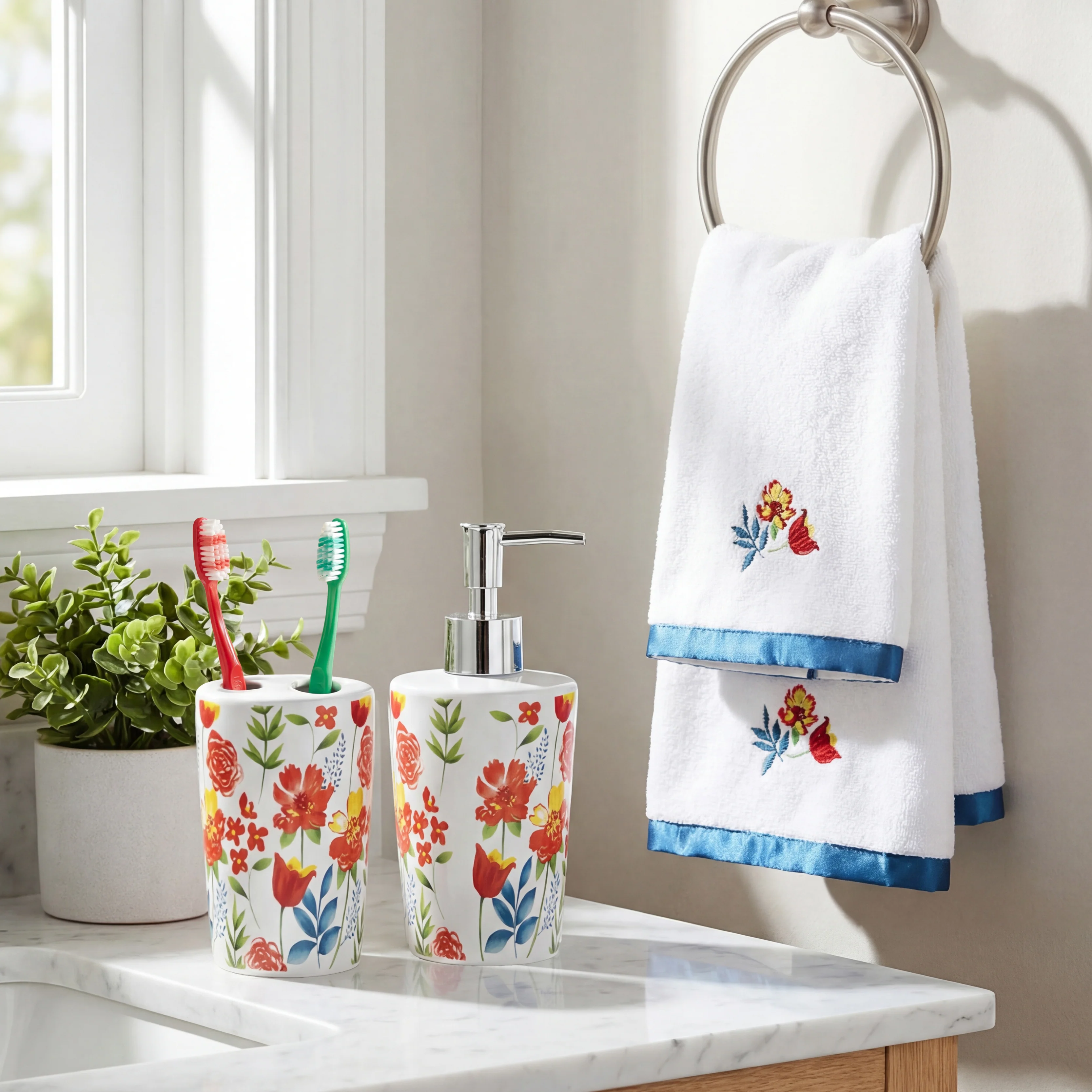 Image of Garden Delight Bathroom Collection