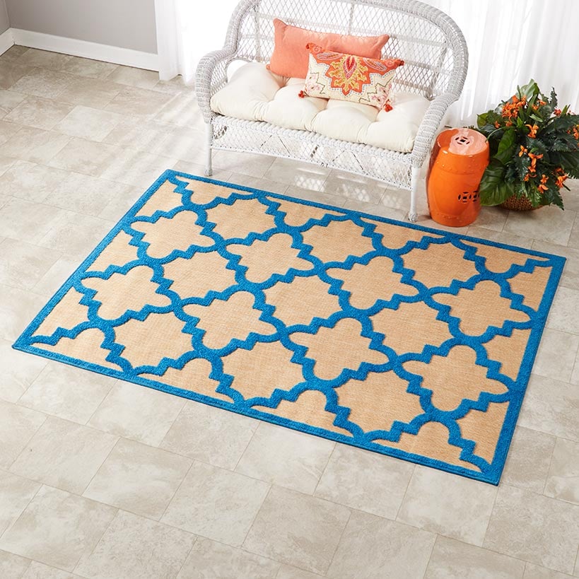 Image of Trellis Indoor/Outdoor Area Rug