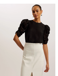 SACHIKO Puff Sleeve Organza top