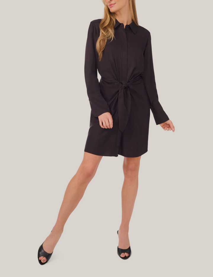 CORINA Mini Dress with Wrap