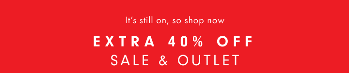 Extra 40% off Sale and Outlet
