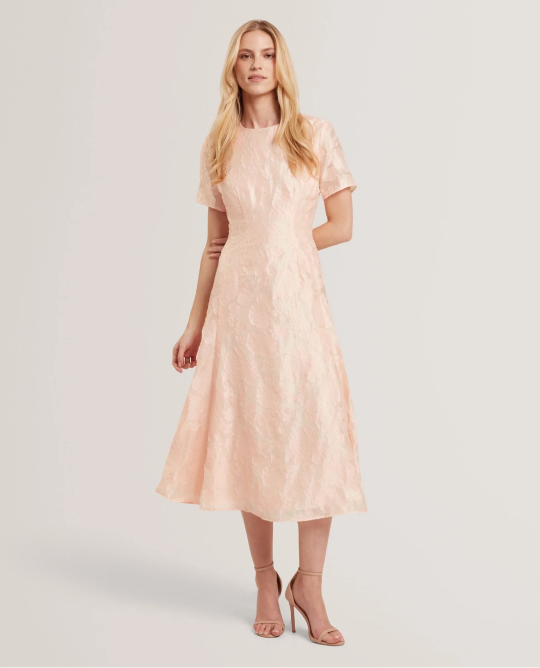 CASSIEL Flare Midi Dress