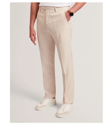 GIVRANT Tailored Linen Blend Slim Fit Pants