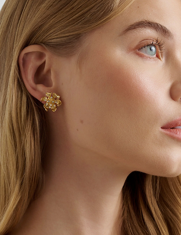 FUTURA Furled Flower Stud Earrings
