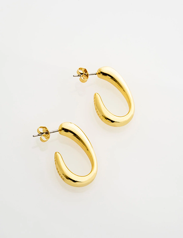 CORIE Contour Hoop Earrings