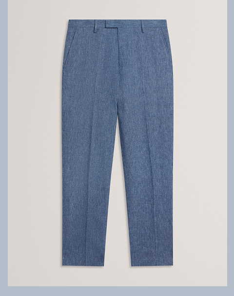 GIVRANT Tailored Linen Blend Slim Fit Pants