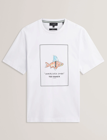 LUCU Goldfish Graphic Pure Cotton T-Shirt