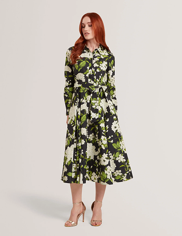 ANNA Long Sleeve Shirt Dress