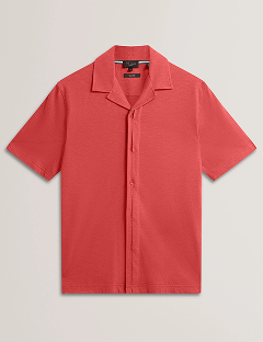 FENDRY Relaxed Cotton Linen Button-Through Shirt