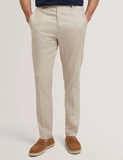 SABATON Slim Fit Stretch Cotton Twill Smart Pants