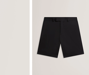 LOWETON Slim Leg Stretch Cotton Chino Shorts