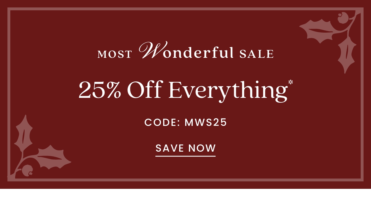 25% Off Banner