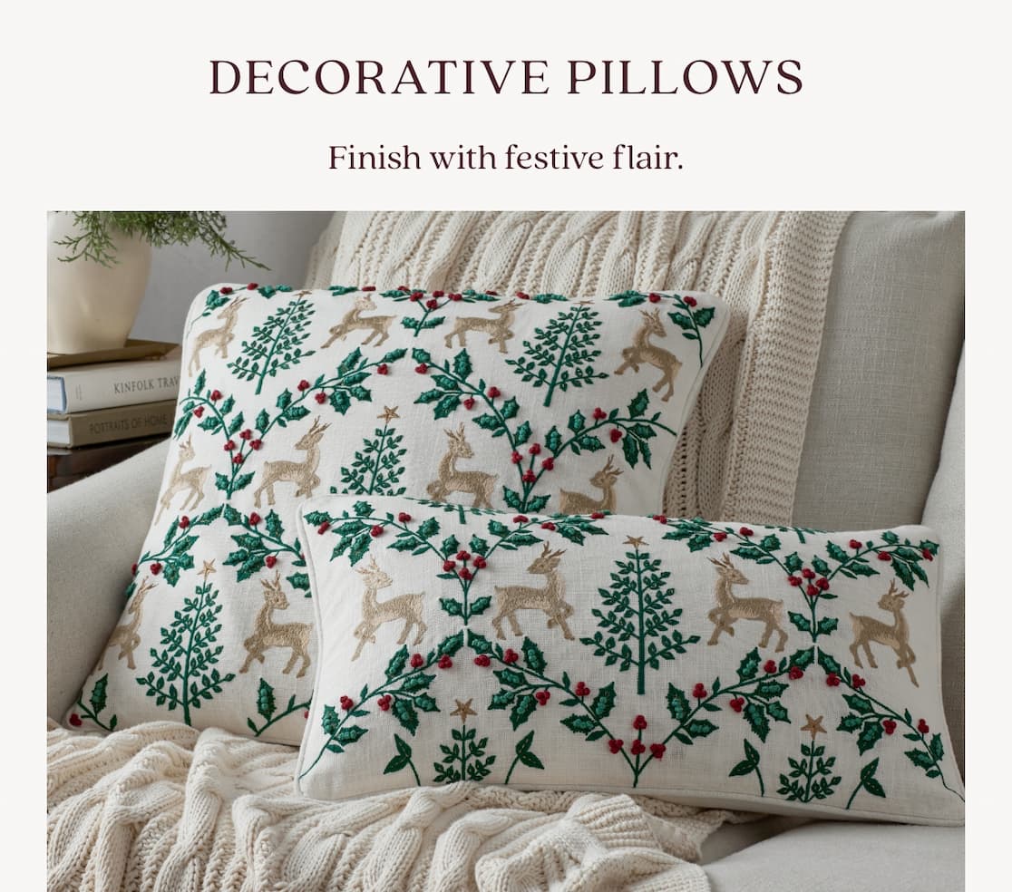 Holiday Decorative Pillow Cover