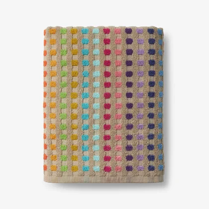 Image of Spectrum Bath Towel, Size 30 In. x 54 In., Cotton, Geometric