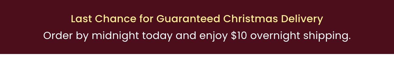Last Chance for Holiday Delivery