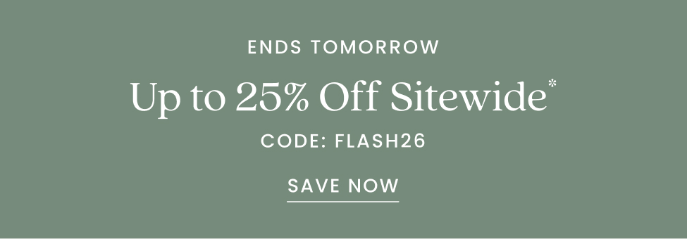 Up to 25% Off Sitewide