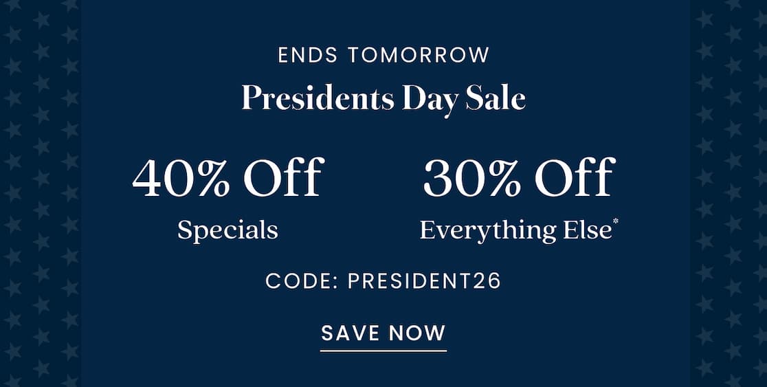 Presidents Day Sale