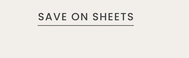 Save on Sheets