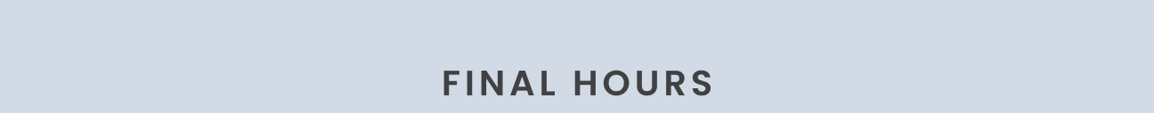 Final Hours 30% Off Comforters & More