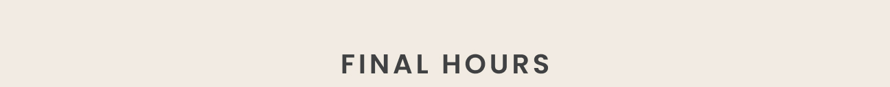 Final Hours: Up to 50% Off Select Bedding