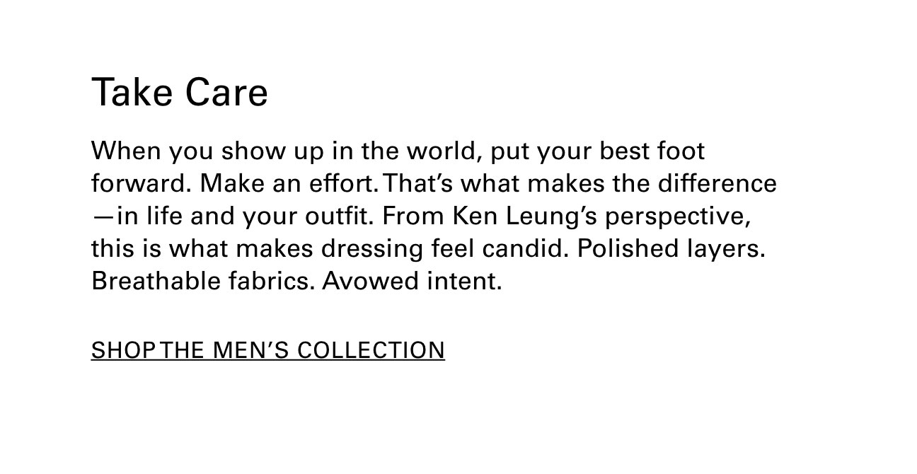 Shop The Men's Collection