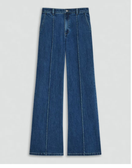 Fluid Flare Jean in Essential Denim