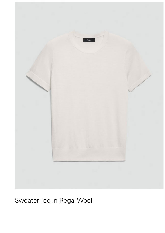 Sweater Tee in Regal Wool