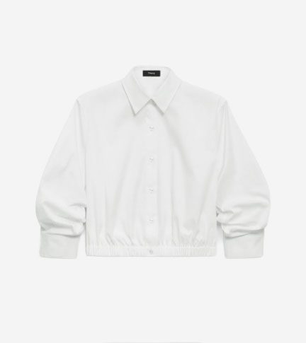 Cropped Shirt in Good Cotton