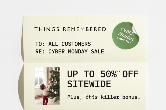 Up To 50% Off** Site Wide