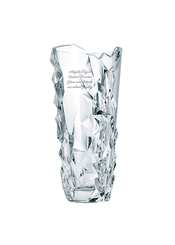 Etched Nachtmann Sculpture Vase