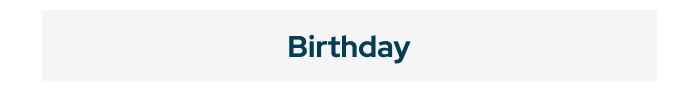 Birthday