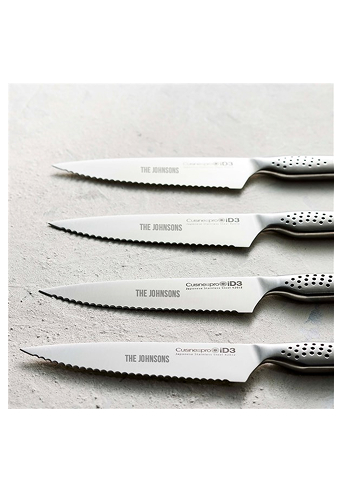 4-Piece Last Name Steak Knife Set
