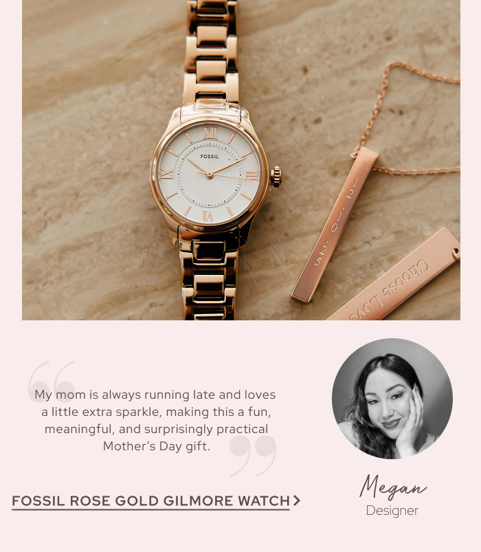 Fossil Rose Gold Gilmore Watch