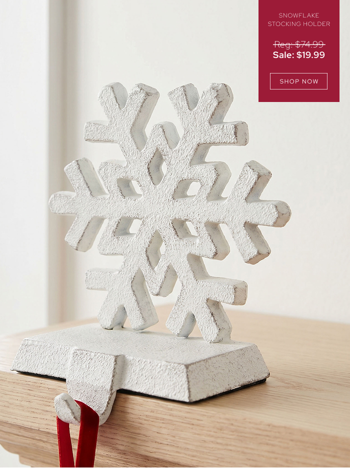 Snowflake Stocking Holder