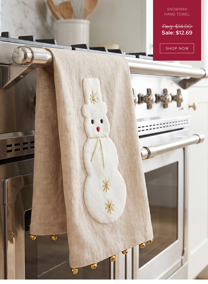 Snowman Hand Towel