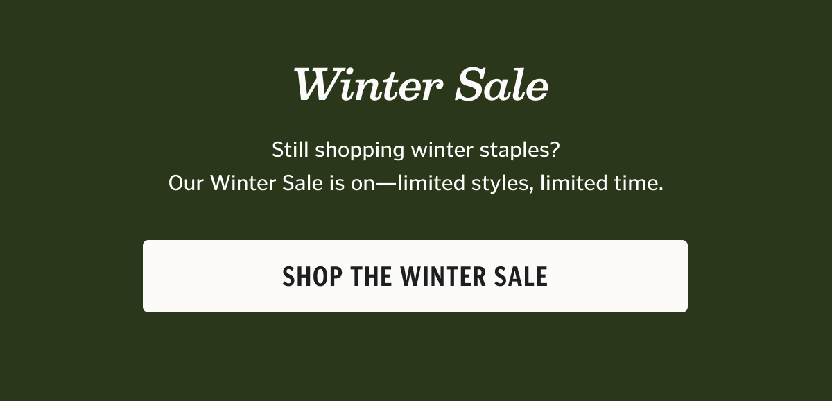 Winter Sale
