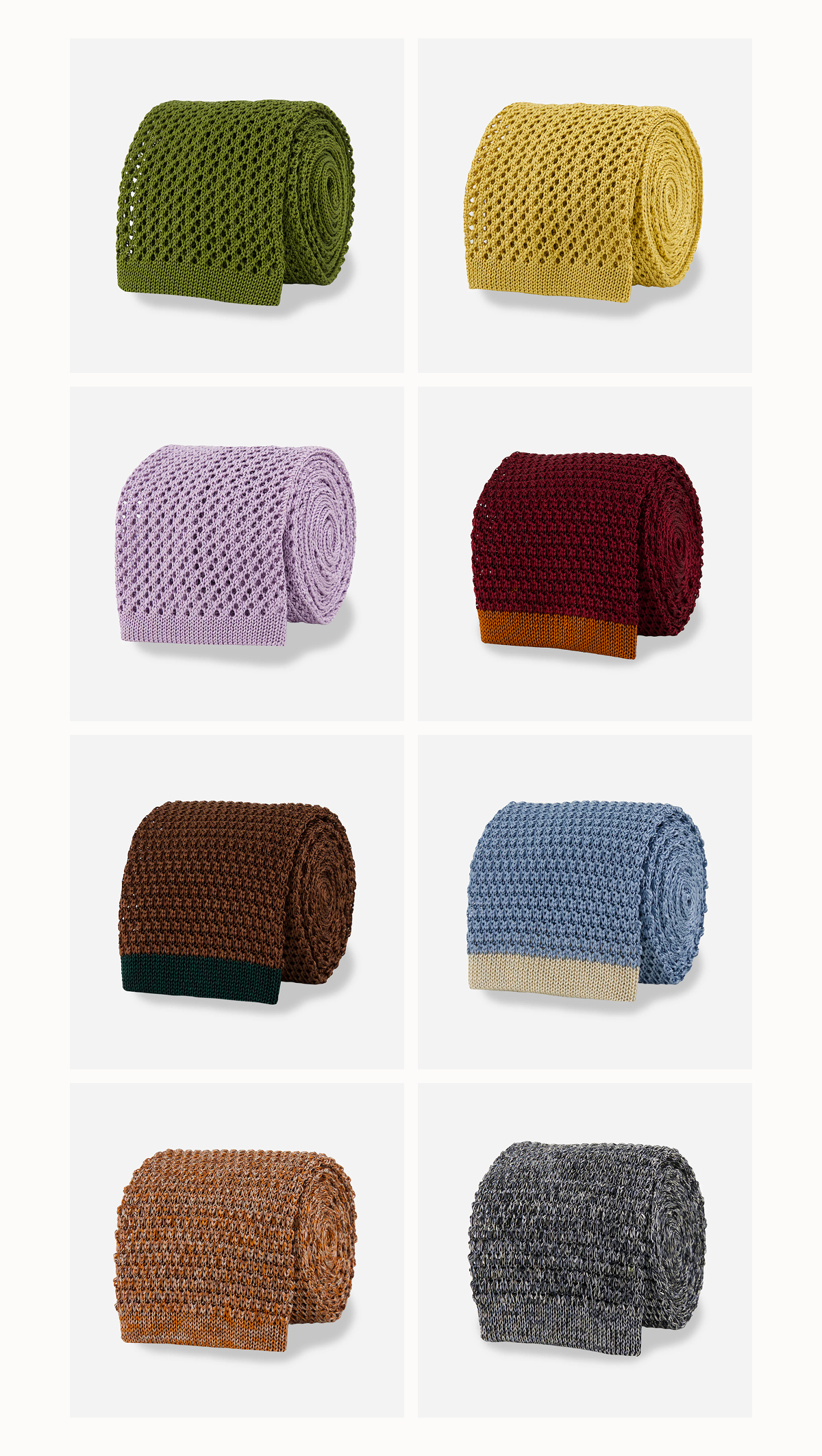 Shop Knit Ties Now. 