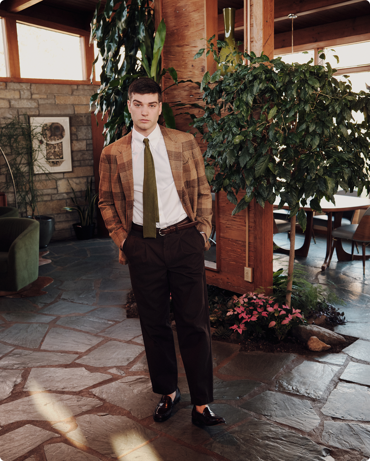 Lightweight texture and fresh color in 100% silk knit ties.
