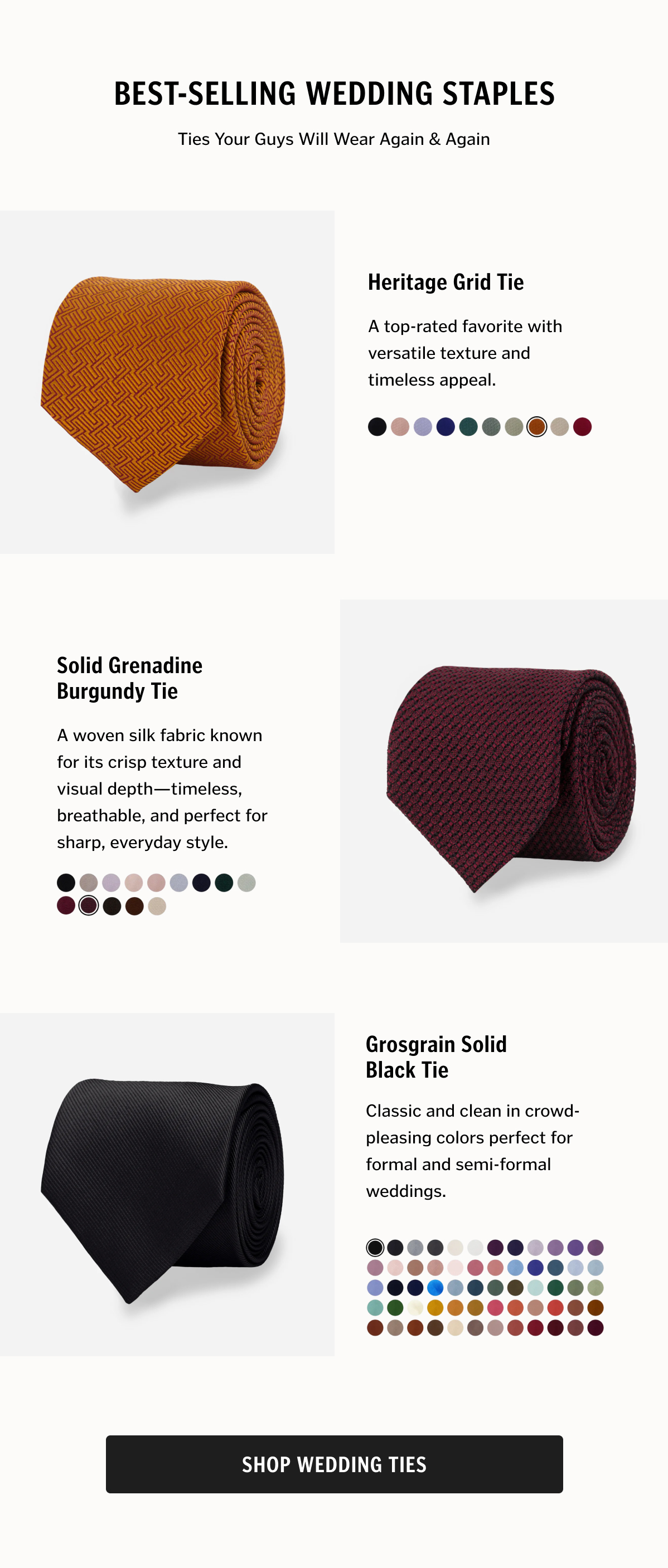 Shop Wedding Ties
