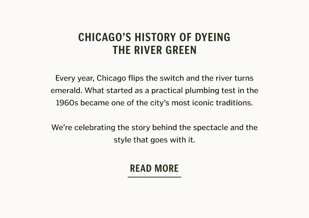 Chicago's History Of Dyeing The River Green