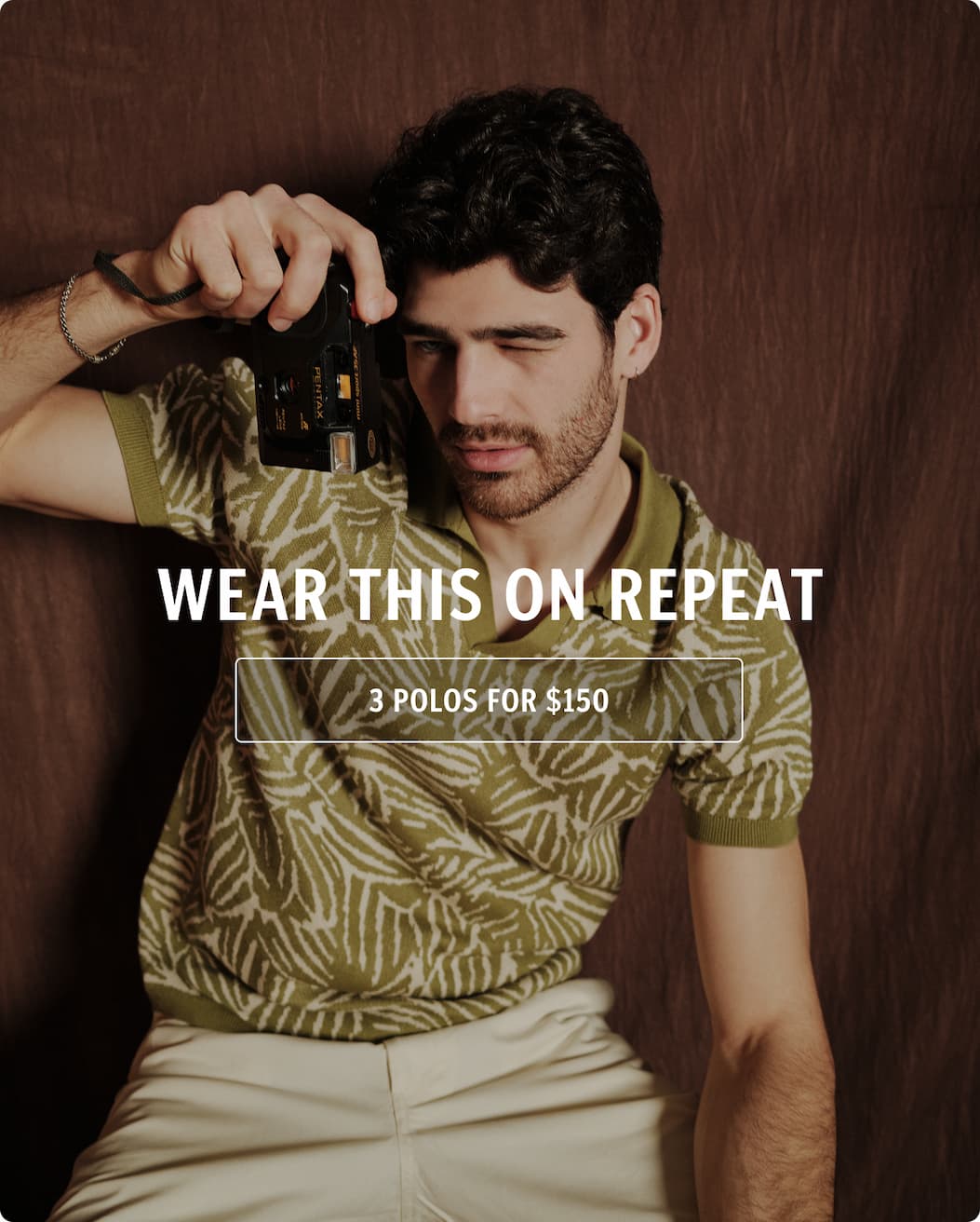 Wear This On Repeat. 3 Polos for $150.