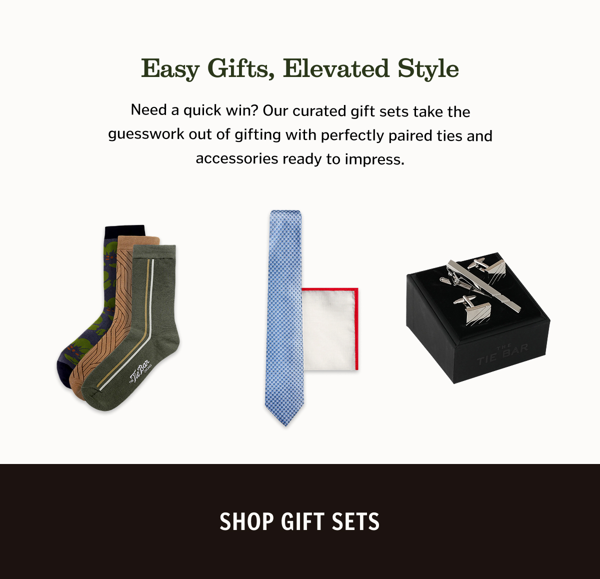 Easy Gifts, Elevated Style. 
