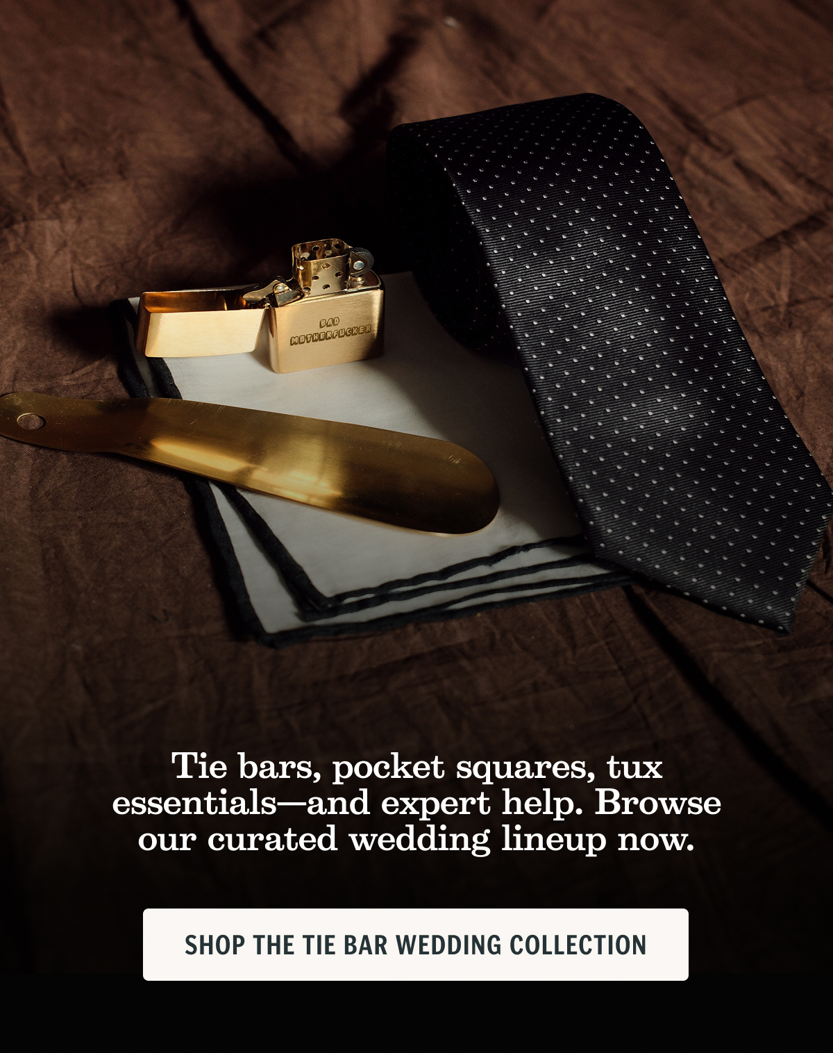 Tie bars, pocket squares, tux essentials—and expert help. Browse our curated wedding lineup now. Shop The Tie Bar Wedding Collection