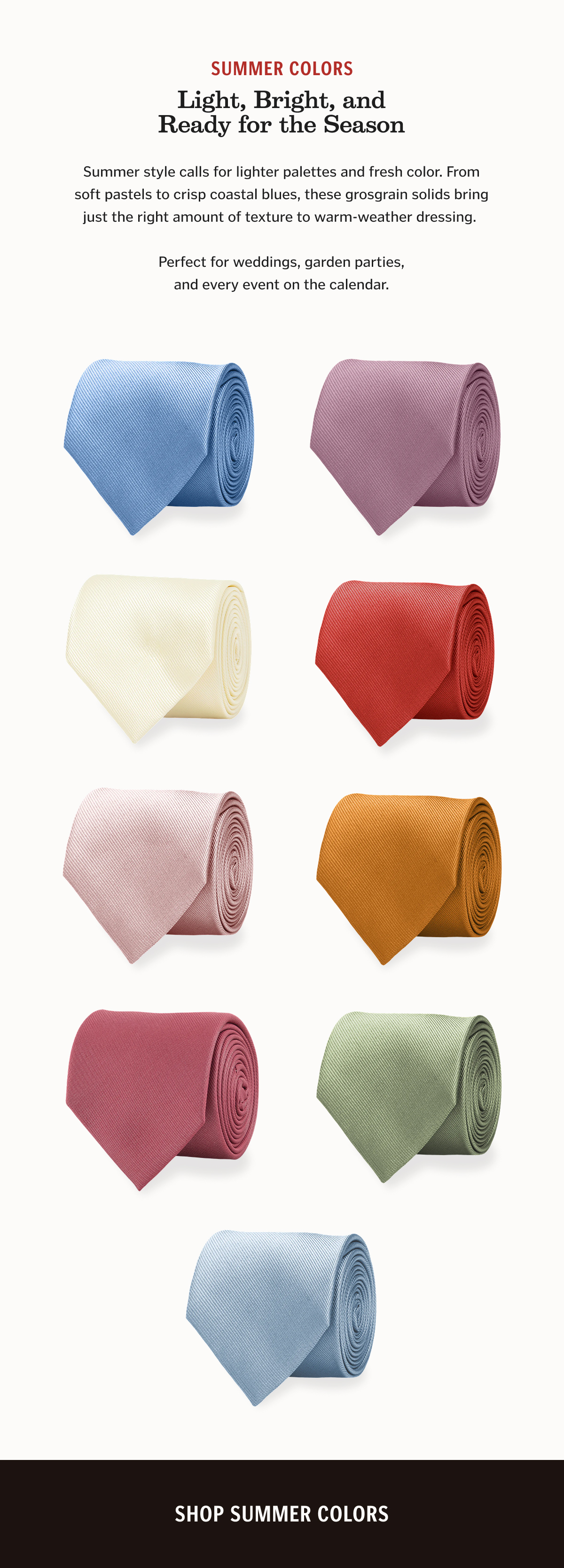 Shop Summer Colors