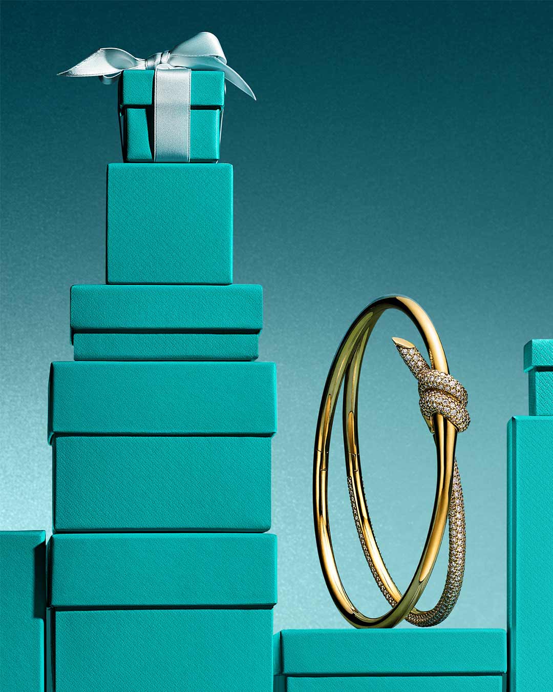 Tiffany Blue Boxes and Knot Bracelet