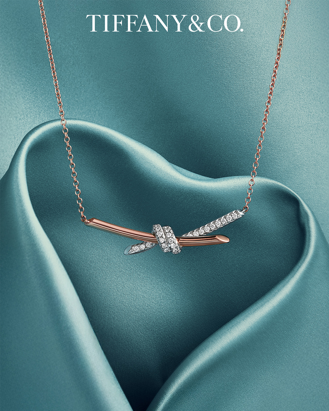 Jewelry with blue silk backround
