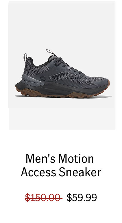 Men's Motion Access Sneaker. $59.99
