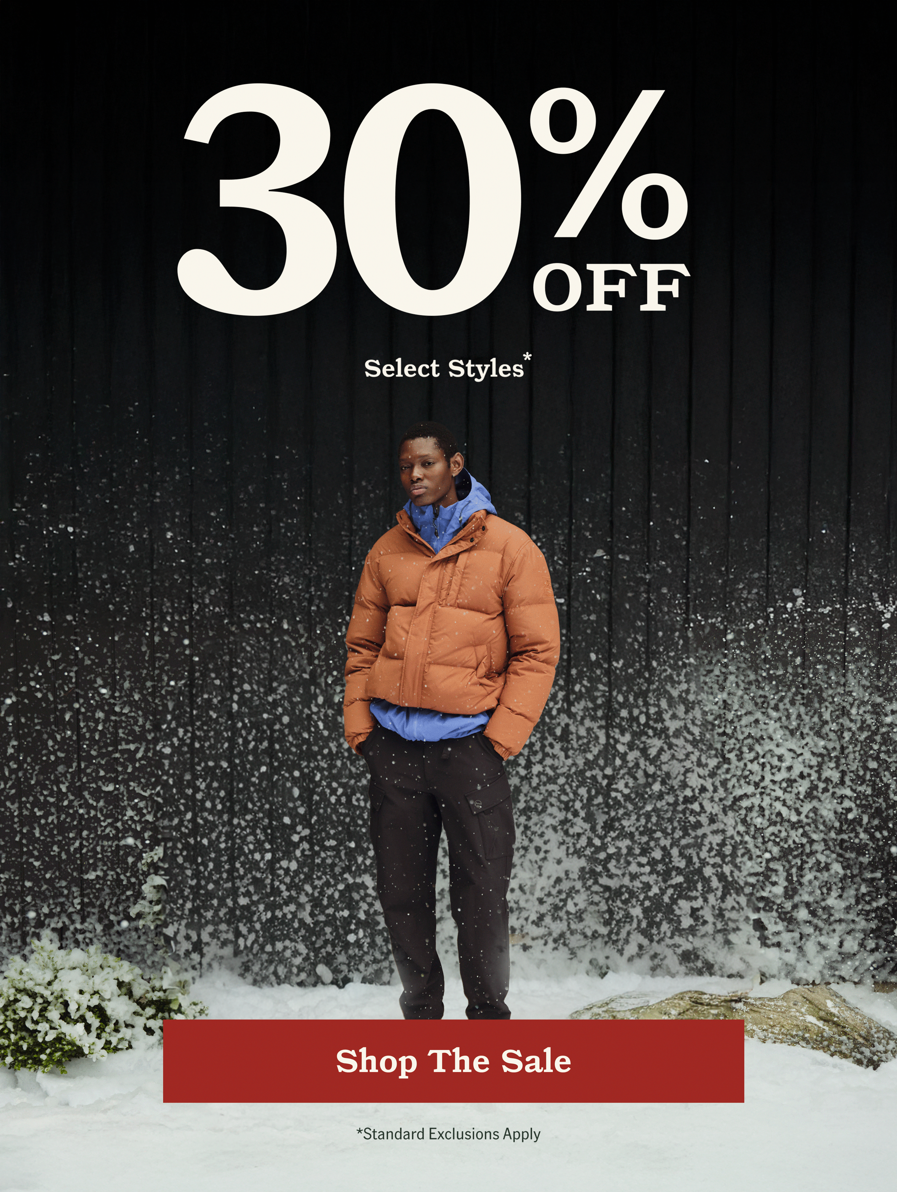 30% Off Select Styles*