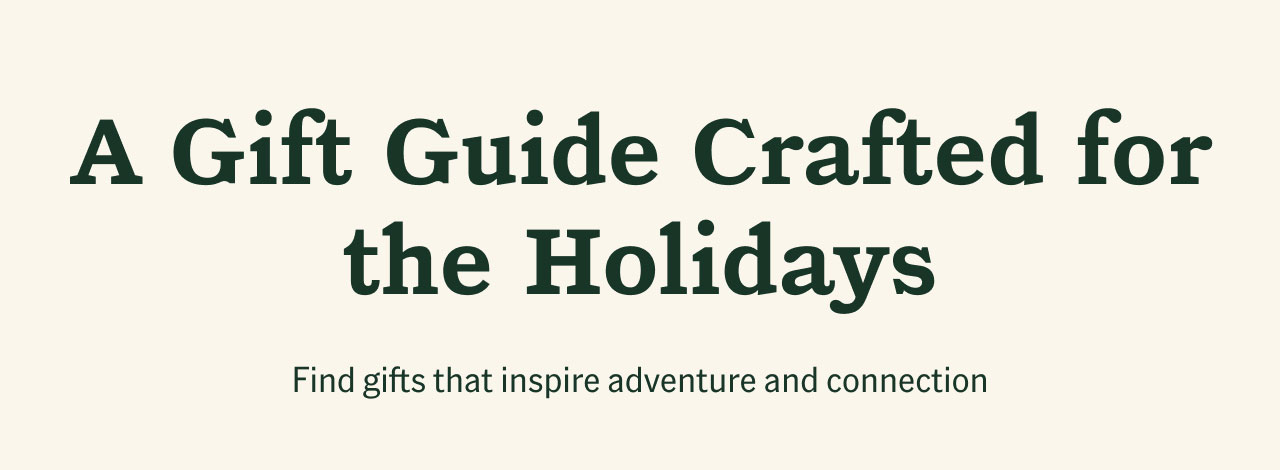 A Gift Guide Crafted for the Holidays